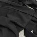 Yiershu Women's Jumpsuits Casual Dressy One Piece Outfits V Neck Formal Short Sleeve Mesh Ruffle Sleeve Romper (XX-Large, Black)