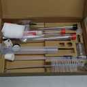 Wine Making Kit & Mead Making Kit | Complete Home Brewing Kit for Beginners & Experts - Includes Glass Carboy, Fermenter, Hydrometer, Siphon, Airlock & More | DIY Wine Brewing Equipment