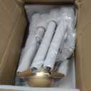 8 Lights Dining Room Light Fixtures Modern Sputnik Chandelier Black and Gold Mid Century Pendant Light for Kitchen Island Entryway Foyer Living Room UL Listed