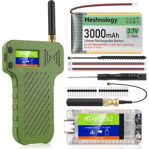 Mesh Node T114 Board + 3000mAh Battery + N36 Case Set, TFT Display nRF52840 SX1262 Module with 915MHz Antenna Support Lo Ra Blue Tooth 5.0 GPS Solar Power Supply for Mesh Tastic Ar duino Lo Rawan IoT