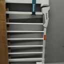 BABELIO Safety Gate Door Fits for Stairs, Narrow and Wide Doorways with Auto Close, Easy Install, No Drilling, Pressure Mounted for Baby, Child, Pets, Dog/Puppy, 26''-40'', White