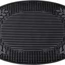 BREKX Insulated Multi-Functional Home Bar Mat - Heat/Water Resistant Dish Mat, Rubber Self Drying Mat - 20.5" x 13.5" XL- Insulated Bar Mat for Home Bar - Mimosa Bar Supplies for Kitchen