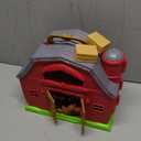 BOLZRA Farm Animals Big Red Barn Toy for 1 2 3 4 5 Years Old Toddlers, Kids Farm Figures Fence Playset with Tractor, Preschool Montessori Learning Toys, Christmas Birthday Easter Gift for Boys Girls