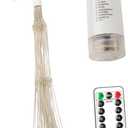 Tofficu 40pcs Lightweight Led Copper Wire Fairy Lights with Remote Control for Indoor and Outdoor Holiday Decor Warm White Functions for Christmas and Courtyard Decoration