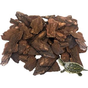 Hamiledyi Reptile Bark Bedding Tortoise Habitat Substrate Natural Terrarium Bark Wood Chips Tank Supplies for Snake Spiders Bearded Dragons Hermit Crabs Geckos