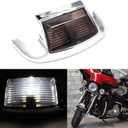 Rich Choices Front Smoked Fender Light LED Fender Tip Lights Compatible with Harley Road King Electra Glide Ultra Classic Heritage Softail Touring FLHR FLSTC FLHTC FLHTCU