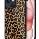 Compatible with iPhone 15 Case,Leopard So Cool for Woman Men Full Body Protective Cover Shockproof Slim Dopamine Designed Case for iPhone 15 6.1 in -Black Leopard Print