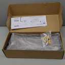 WOPITUES Floating Shelves with Wire Storage Basket, Bathroom Shelves Over Toilet with Protective Metal Guardrail, Wood Wall Shelves for Bathroom, Bedroom, Living Room, Toilet Paper- Dark Brown (15.7 Inch)