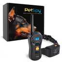 PetSpy P620 Dog Training Shock Collar for Dogs with Vibration, Electric Shock, Beep; Rechargeable and Waterproof Remote Trainer E-Collar 