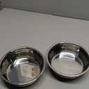 PEGYY11 Nonslip Stainless Steel Dog Bowls, 3.8 US Cup, 2 Count