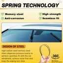 AUTOBOO 26" and 16" Windshield Wipers Blades (Pack Of 2),OEM Quality Premium All-Seasons Wiper blades,Stable and Quiet Armor wiper blades