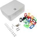 Homoyoyo Key Security Cabinet with Key Lock Wall Mount Key Management Box for Home and Office Design Key Capacity for Schools and Real