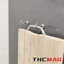 Strong Neodymium Magnetic Hooks, Rare Earth Magnetic Hooks Heavy Duty, Hooks for Hanging, Key Holder, Tool Box, Refrigerator, Pack of 10