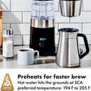 OXO Brew 9-Cup Coffee Maker Stainless Steel, Programmable Coffee Machine with Single Serve or Full Carafe Options, SCA Certified Home Brewer