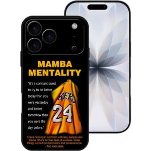 for iPhone 17 Pro Max Case, Basketball Legend Player Classic Pattern Phone Case, [Full Camera Protection] Soft Silicone Anti-Scratch Shockproof Protective Cover for 17 Pro Max 6.9"
