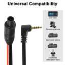 MEIRYFA 4 Pin Dash Cam Cable Rear View Camera Wire 4 Pin Male to 2.5mm Male Plug Car Backup Camera Reverse Mirror Extension Cord for Trucks,RV,Bus (32.8FT)