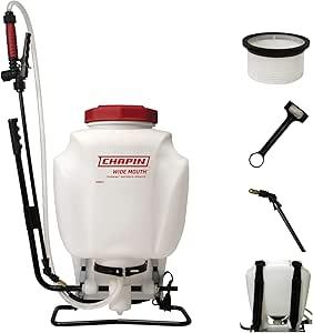 Chapin 63800 Wide Mouth Backpack Sprayer, 4-Gallon