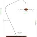 Key Organizer Hanger Tower Stand with Rotatable Hook and Wooden Tray for Rings Earrings Bracelets Storage for Vanity Table Nightstand Desk and Bedroom Dcor - (Retro)