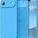 Vooii Magnetic for iPhone Air Case, Compatible with Magsafe (Premium Liquid Silicone) (Integrated Camera Control Button) Anti-Scratch Microfiber Lining for iPhone 17 Air 6.5 inch, Stone