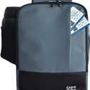 Bellanca Air Canada And WestJet Personal Item Size Backpack Under Seat Carry-on Bag Flair Airlines Hand Luggage (Blue, 16x12x6In)