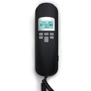 VTech CD1113 Corded Phone for Home Office - Easy-to-Use Telephone with Caller ID/Call Waiting, 13 Speed Dial Keys, No AC Power Required, Flash, Volume Control, Hearing Aid Compatible, Wall-mount, Black