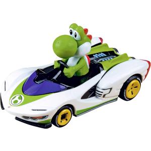 Carrera 64183 Mario Kart P-Wing Yoshi 1:43 Scale Analog Slot Car Racing Vehicle GO Slot Car Toy Race Track Sets