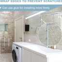 uxcell U Channel Edge Trim, 11.5ft Length Rubber Guard Seal Strip Edge Protector Fit for 1-2mm Edge, (9/32" W x 5/32" H) Clear