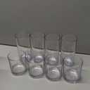 US Acrylic Classic Clear Plastic Reusable Drinking Glasses (Set of 8) 12oz Rocks & 16oz Water Cups | BPA-Free Tumblers, Made in USA | Top-Rack Dishwasher Safe