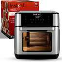 Instant Pot 10QT Air Fryer, 7-in-1 Functions with EvenCrisp Technology that Crisps, Broils, Bakes, Roasts, Dehydrates, Reheats & Rotisseries, Includes over 100 In-App Recipes, Stainless Steel
