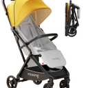 Mloong Lightweight Baby Stroller - Ultra Compact Toddler Stroller for Airplane, One-Hand Fold with Waterproof Canopy, Protable, Large Storage Space