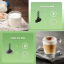 Maestri House Milk Frother, Variable Temp and Froth Thickness DualFro 400 Milk Frother and Steamer, 14.1OZ/400ML Smart Touch Control Foam Maker, Memory Function for Latte, Warm Milk, Hot Chocolate