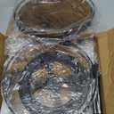 LAMU 2 Tier Wood Lazy Susan Turntable Organizer and Round Wood Lazy Susan Turntable Organizer