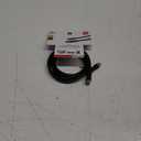 GE RG6 Coax Cable (6ft) and Coaxial Cable Extension Adapters (2-Pack) (Black)