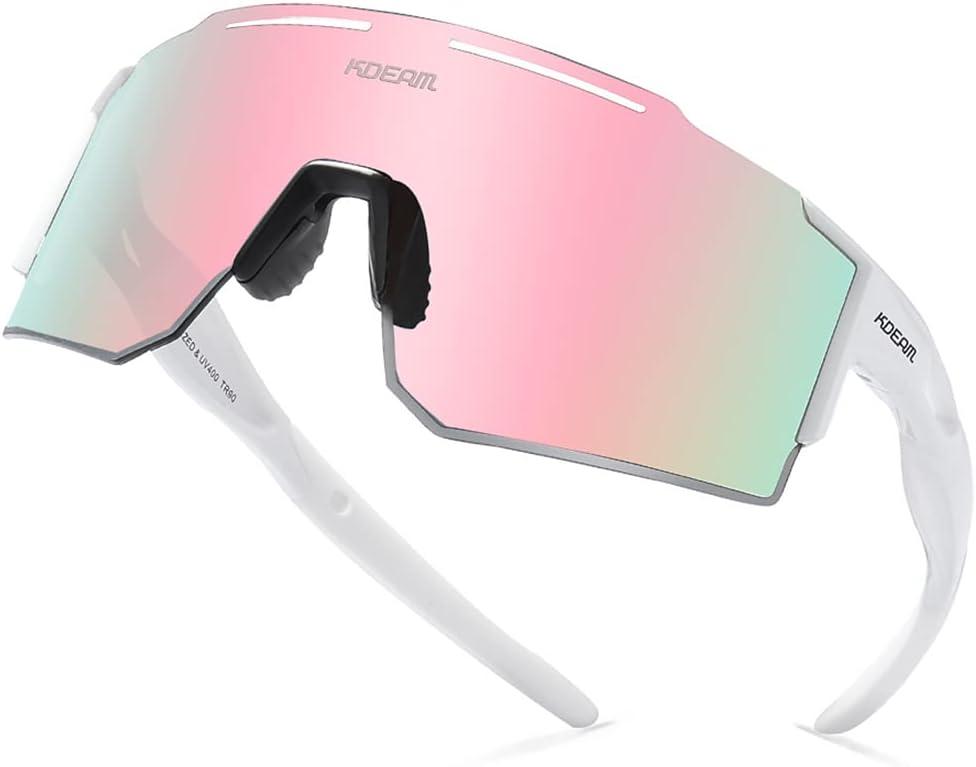 Sports Polarized Sunglasses for Men and Women, Youth Kids Baseball Softball Sunglasses for Cycling, Running (C43)