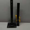 Heavy-Duty Hitch Mount Vise Plate, Hitch Vise Holder with Adjustable Height, Hitch Vise Mount for Truck, Trailer Hitch Vise, Universal Fit for 2-Inch Receiver (Black)