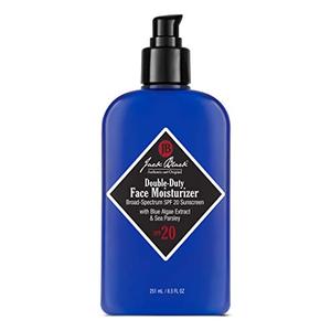 Jack Black Double-Duty Face Moisturizer, 8.5 Fl. Oz – SPF 20 Sun Protection, Long Lasting Hydrating Skincare, Lightweight Moisturizer, Men’s Facial Moisturizer