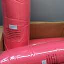 ADLIVWYD Seat & Back Combined Outdoor Chair Cushion, Set of 4, Comfort Tufted Replacement Dining Chair Cushion with Ties for Patio Furniture, 40x20x4 inches (Pink) 