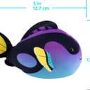 4 x zhuzhu (Mandarin + Blue Tang Fish 2-Pack C | Stuffed Animals with Motor Inside | Robotic Fish Toys Suitable for Ocean Party Favors | Batteries Required