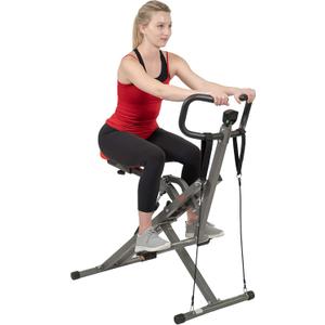 Sunny Health & Fitness Row-N-Ride Trainer for Full-Body Home Exercise