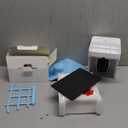 Smart Bird Feeder with Camera Solar Powered, Birdfeeder Cam for Outside, AI Species Identify, 2K Live View, Instant Arrival Alerts, Bird Lover Gifts, Blue