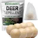 Deer Repellent, Deer & Rabbit Repellent for Plants, Deer Deterrent for Garden and Yard, Rabbit Repellant Outdoor, Keep Deers Away from Trees, Long-Lasting 2 Months Protection-8 Pack