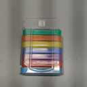 MEDca Weekly Pill Organizer, Four Times-a-Day, 1 Dispenser with Stackable AM/PM Compartments (Multicolor)