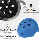 Kids Bike Helmet, Adjustable and Multi-Sport, from Toddler to Youth, 3 Sizes, Small: 18.9" - 21.3"