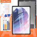 Screen Replacement For Samsung Galaxy Tab A8 10.5 (2021) LCD Display SM-X200 SM-X205 Touch Screen Digitizer Full Assembly,with Tools(Black)