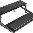Lippert Components 353620 30" Single Treadlite Power RV Step with Switch and Harness , Black