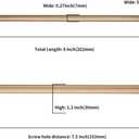 9BUILD 10 Pack Champagne Bronze Cabinet Pulls 7.5 Inch Kitchen Cabinet Handles Cabinet Hardware Kitchen Handles for Cabinets Cupboard Handles Dresser Pulls Drawer Handle