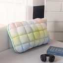 YOUR MOON Fluffy Support Bed Pillow Standard Size, Luxury Hotel Quality Bed Pillows for Side Sleeper, Super Soft Premium Down Alternative Filling Pillow for Sleeping (Rainbow) (Standard (Pack of 1))