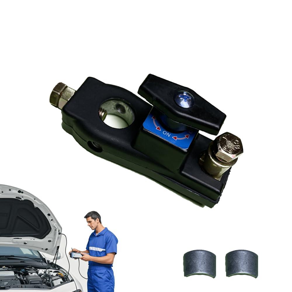 2 x 12V 24V Heavy Duty Battery Isolator Switches for Car, Truck | Car Universal Battery Disconnect Cut Off Switch, Anti-Leakage, Corrosion-Resistant Terminal Switches Car Parts