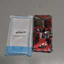 Moto G Stylus 2022 Case with Screen Camera Protector, Drop-Tested Camouflage Cover Thin and Slight Built-in Kickstand Protection Case for G Stylus 2022 Case Red