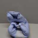 Heel Protector Cushion to Relieve Pressure from Sores and Ulcers, Adjustable Foot Pillow for Bedridden Patients Supplies, Ankle Pillow for Heel Pain Relief (Blue - 1 Pc)